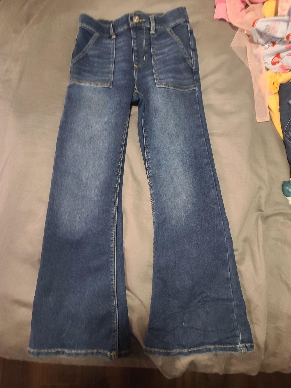 wonder nation Blue Flared Kids Jeans